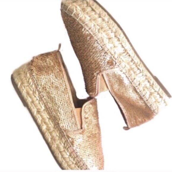 Steve Madden Poppi Sequin Platform Espadrilles - Picture 2 of 8